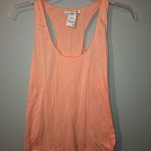 orange tank top